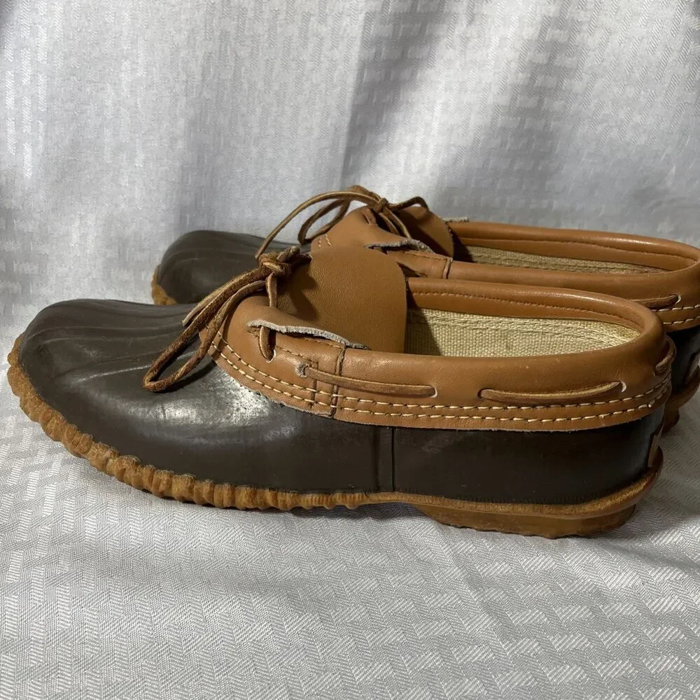Vintage Sorel Duck Boots Pow Wow Shoes Brown Mens 8 Snow Waterproof Winter